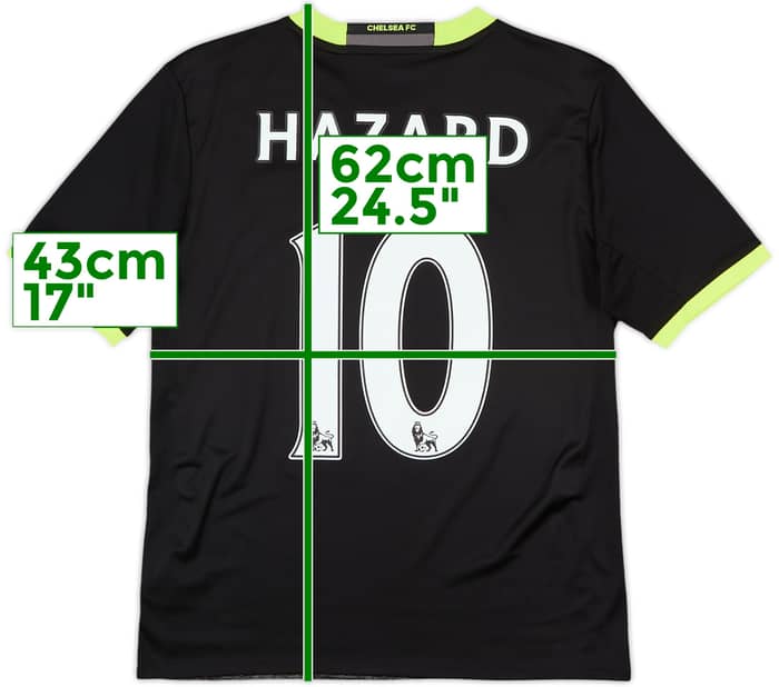 2016-17 Chelsea Away Shirt Hazard #10 - 6/10 - (L.Boys)