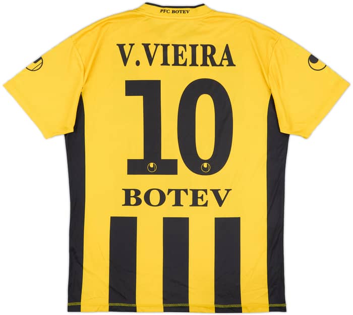 2013-14 Botev Plovdiv Home Shirt V.Vieira #10 - 6/10 - (XXL)