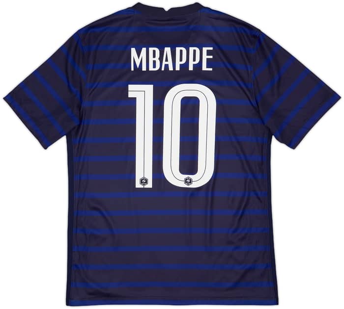2020-21 France Home Shirt Mbappe #10 - 10/10 - (M)