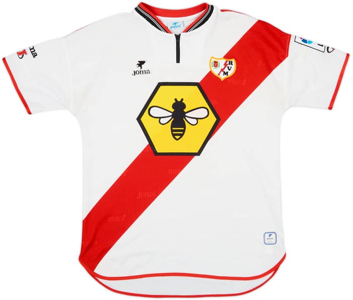 2000-01 Rayo Vallecano Home Shirt Cota #2 - 4/10 - (M)
