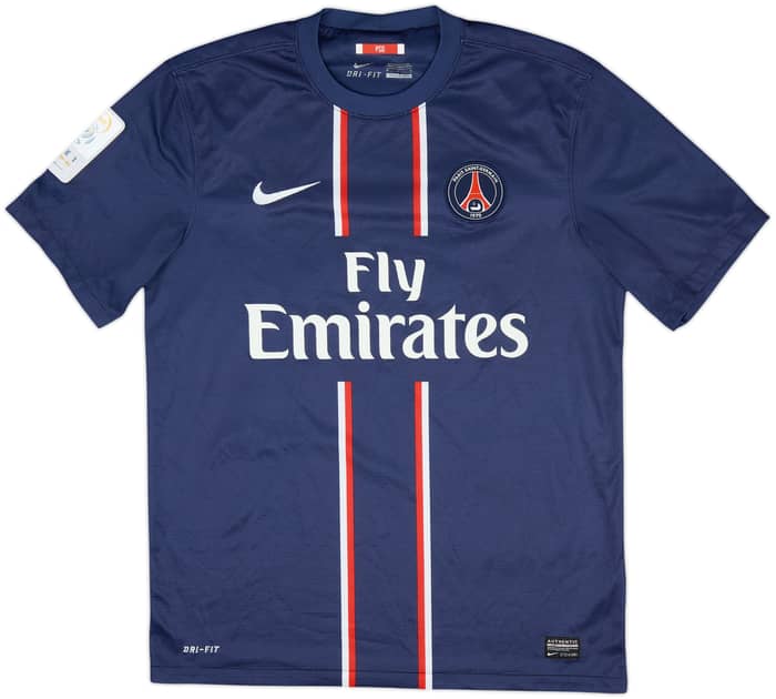 2013-14 Paris Saint-Germain Home Shirt Beckham #32 - 8/10 - (M)