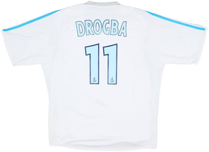 2003-04 Olympique Marseille Player Issue Home Shirt Drogba #11 - 6/10 - (XXL)