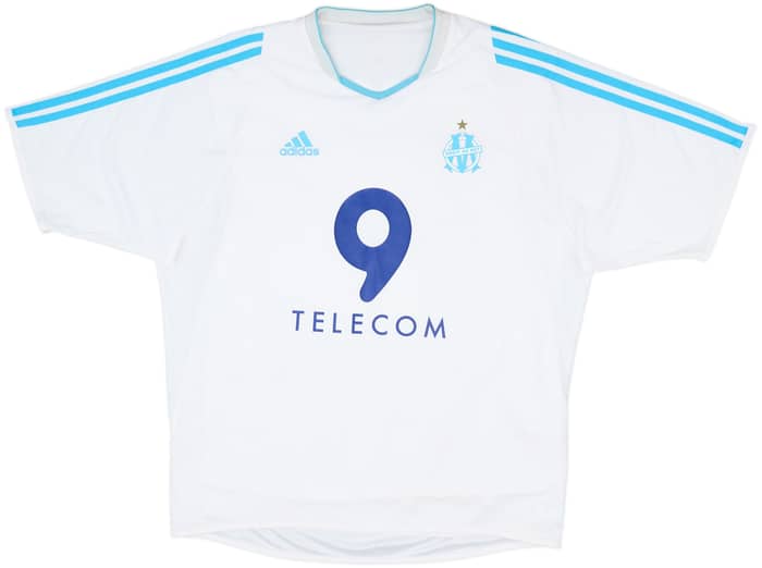 2003-04 Olympique Marseille Player Issue Home Shirt Drogba #11 - 6/10 - (XXL)
