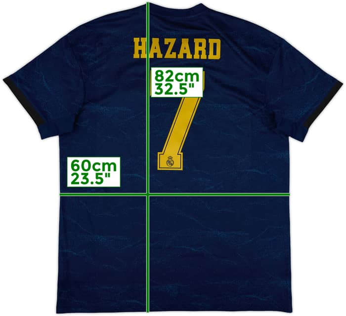 2019-20 Real Madrid Away Shirt Hazard #7 - 7/10 - (XL)