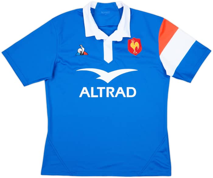 2019 France Rugby Home Shirt - 9/10 - (XXL)