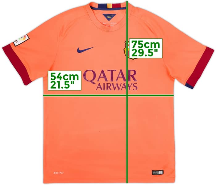 2014-15 Barcelona Away Shirt - 5/10 - (L)