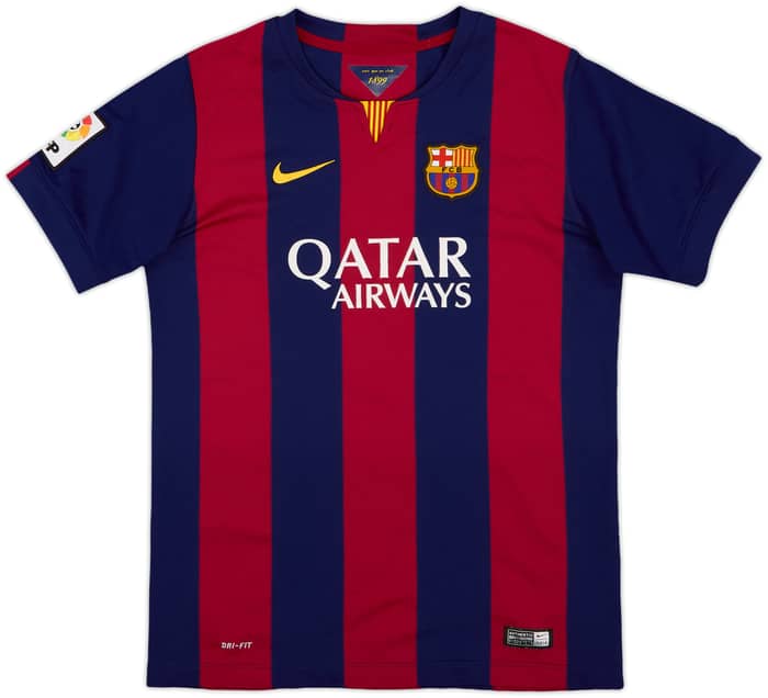 2014-15 Barcelona Home Shirt - 8/10 - (XL.Boys)
