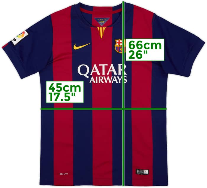 2014-15 Barcelona Home Shirt - 8/10 - (XL.Boys)