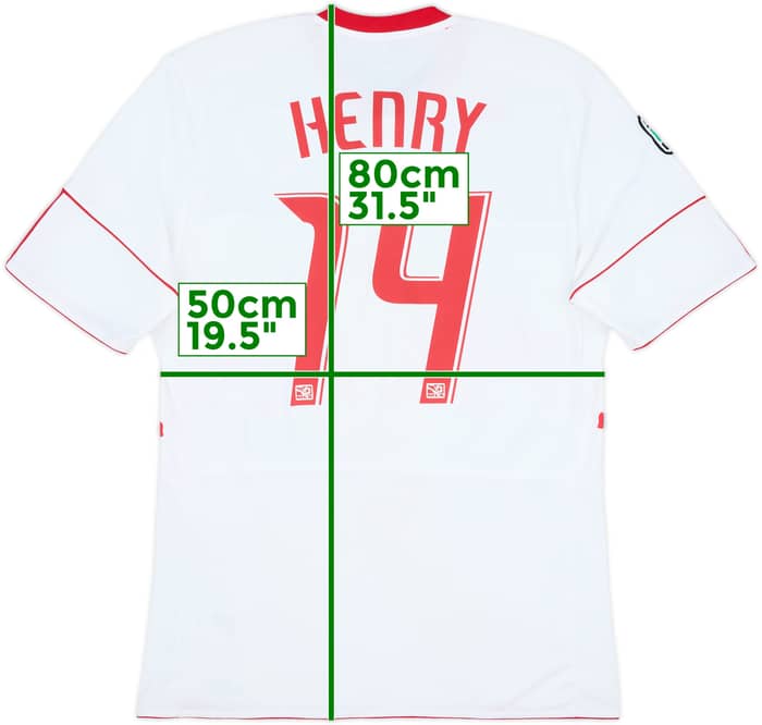 2010 New York Red Bulls Home Shirt Henry #14 - 9/10 - (L)