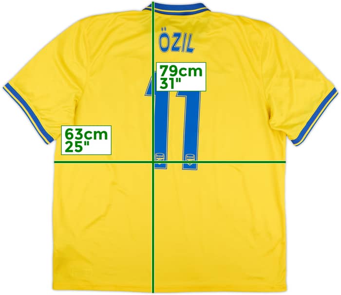 2013-14 Arsenal Away Shirt Ozil #11 - 8/10 - (XXL)
