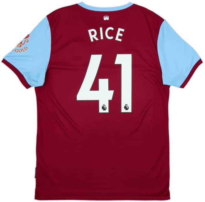2019-20 West Ham Home Shirt Rice #41 - 8/10 - (L)