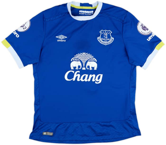 2016-17 Everton Match Issue Home Shirt #7