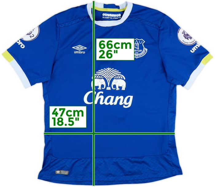 2016-17 Everton Match Issue Home Shirt #7