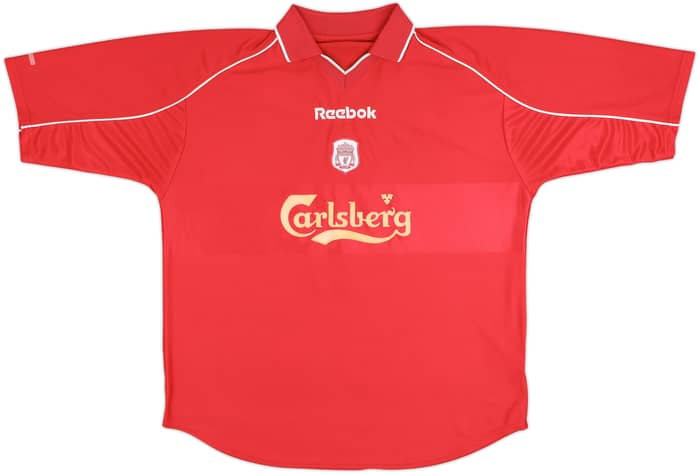 2000-02 Liverpool Home Shirt Gerrard #17 - 5/10 - (XL)