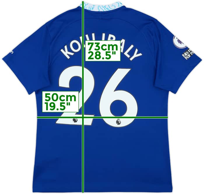 2022-23 Chelsea Home Shirt Koulibaly #26 - 10/10 - (M)