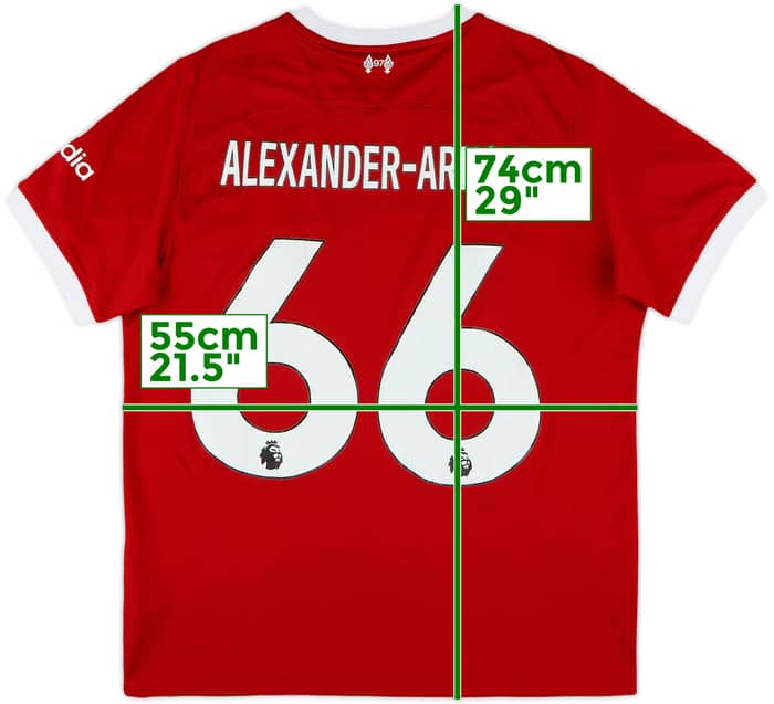 2023-24 Liverpool Home Shirt Alexander-Arnold #66 - 7/10 - (L)