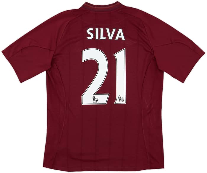 2012-13 Manchester City Away Shirt Silva #21 - 7/10 - (M)