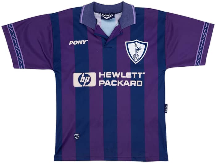 1995-97 Tottenham Away Shirt Sheringham #10 - 8/10 - (S)