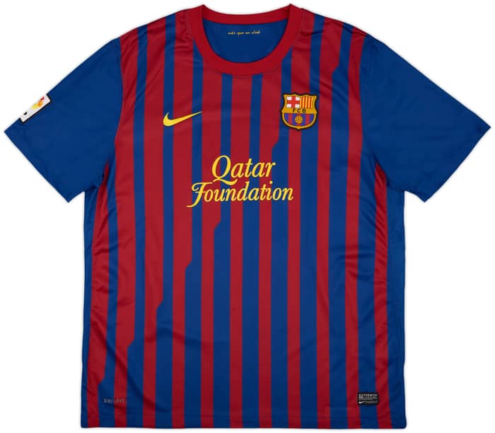 2011-12 Barcelona Home Shirt A.Iniesta #8 - 7/10 - (XL)