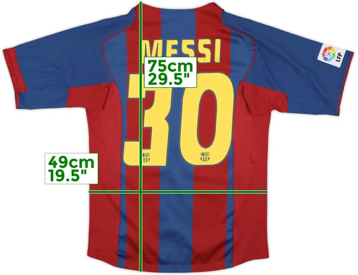 2004-05 Barcelona Home Shirt Messi #30 - 10/10 - (S)