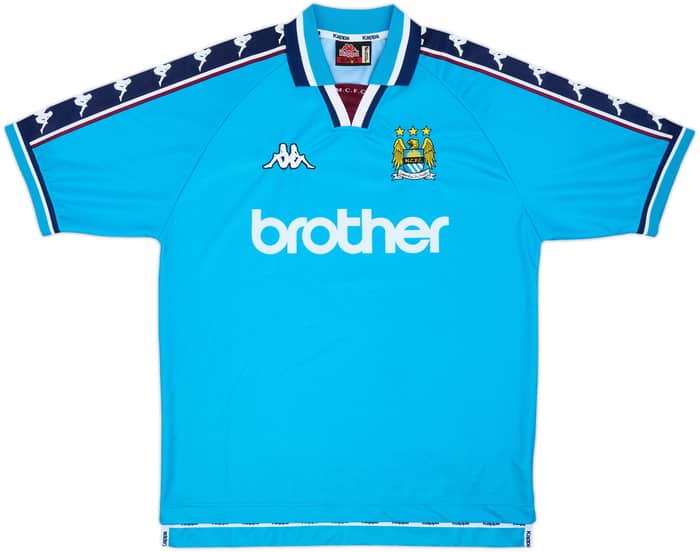1997-99 Manchester City Home Shirt - 8/10 - (L)