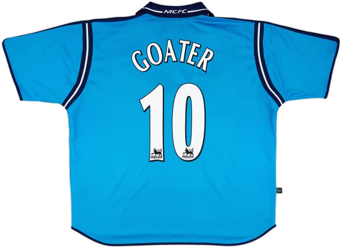 2002-03 Manchester City Home Shirt Goater #10 - 5/10 - (XXL)