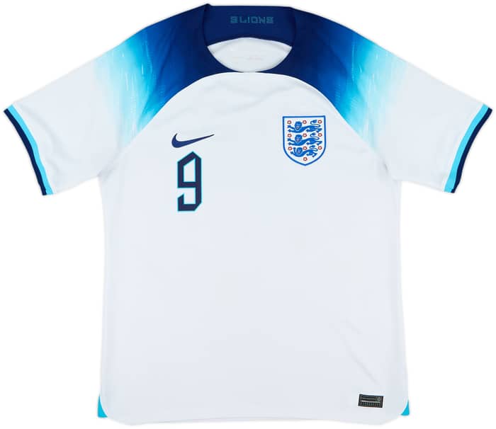 2022-23 England Home Shirt Kane #9 - 7/10 - (M)