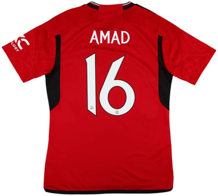 2023-24 Manchester United Home Shirt Amad #16 - 10/10 - (M)