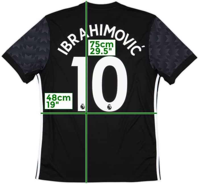 2017-18 Manchester United Away Shirt Ibrahimovic #10 - 10/10 - (M)