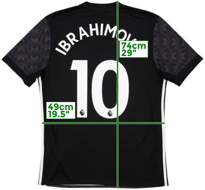 2017-18 Manchester United Away Shirt Ibrahimovic #10 - 8/10 - (M)