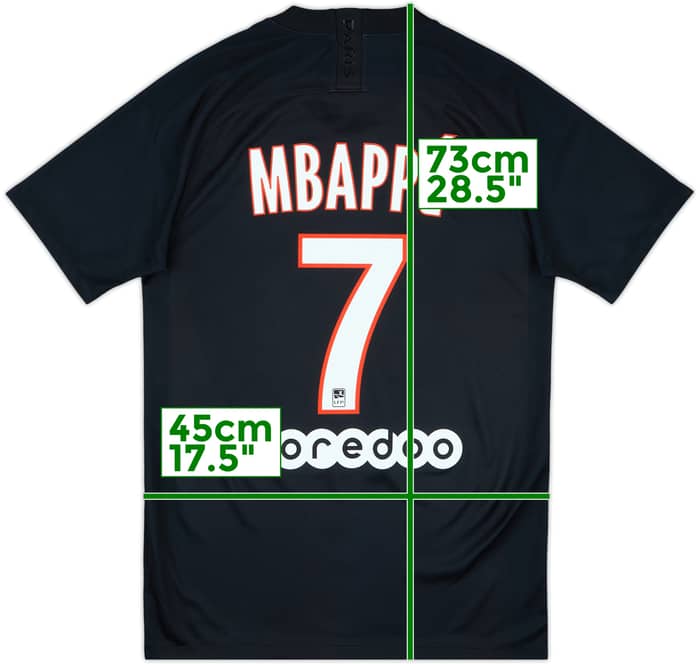 2019-20 Paris Saint-Germain Fourth Shirt Mbappe #7 - 10/10 - (S)
