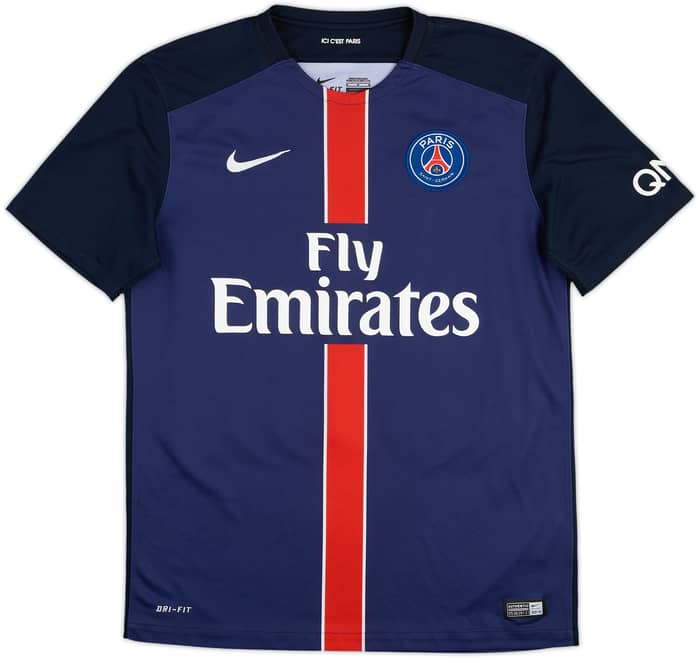 2015-16 Paris Saint-Germain Home Shirt Ibrahimovic #10 - 9/10 - (M)