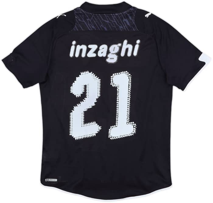2009-10 Lazio Away Shirt Inzaghi #21 - 9/10 - (M)