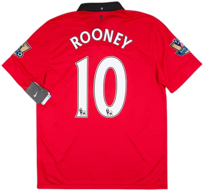 2013-14 Manchester United Home Shirt Rooney #10 (L)