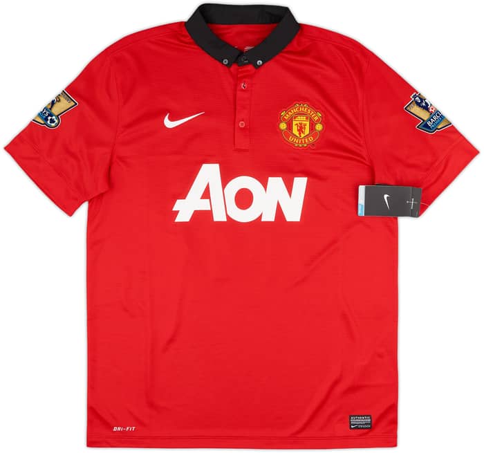 2013-14 Manchester United Home Shirt Rooney #10 (L)