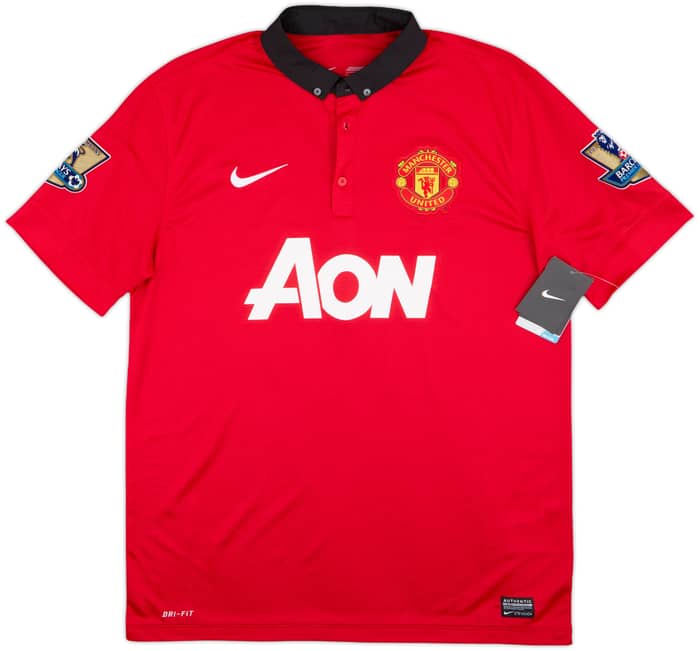 2013-14 Manchester United Home Shirt Rooney #10 (L)