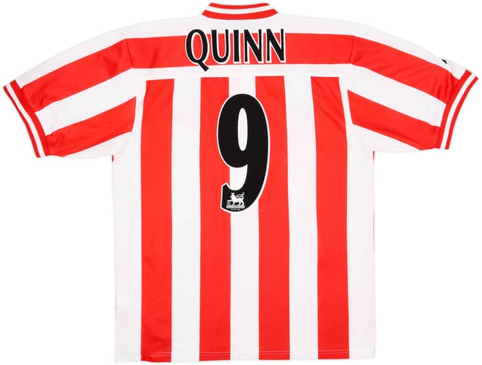 1999-00 Sunderland Home Shirt Quinn #9 - 8/10 - (M)
