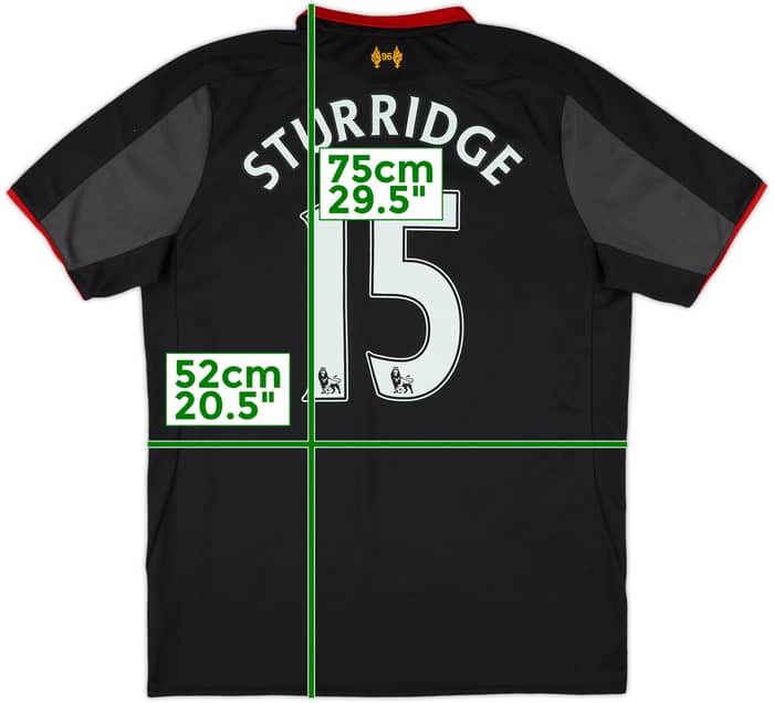 2014-15 Liverpool Third Shirt Sturridge #15 - 9/10 - (M)