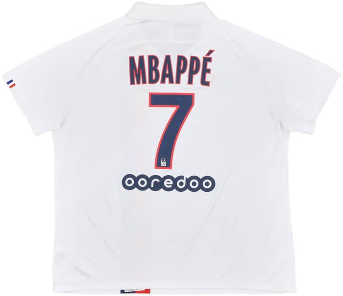 2019-20 Paris Saint-Germain Authentic Third Shirt Mbappe #7 - 9/10 - (XXL)