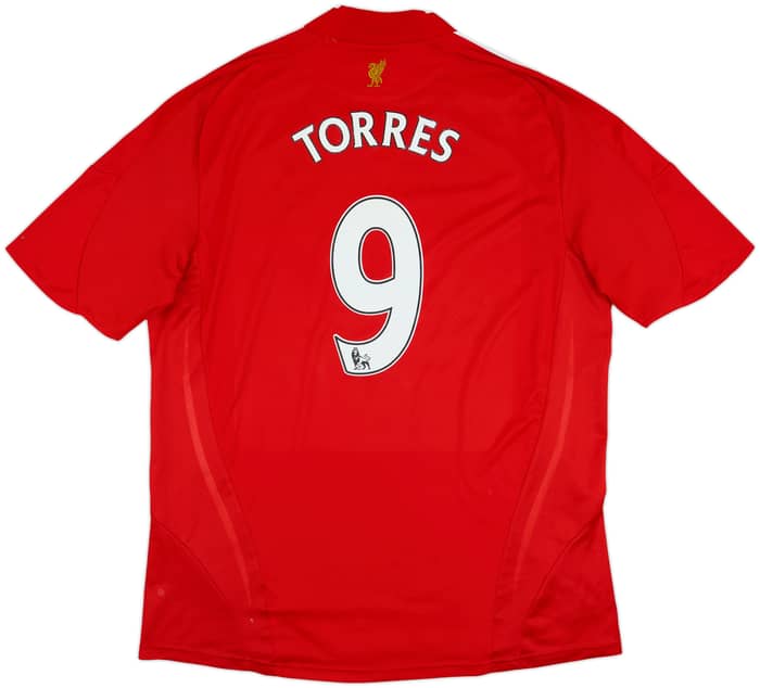 2008-10 Liverpool Home Shirt Torres #9 - 6/10 - (XL)