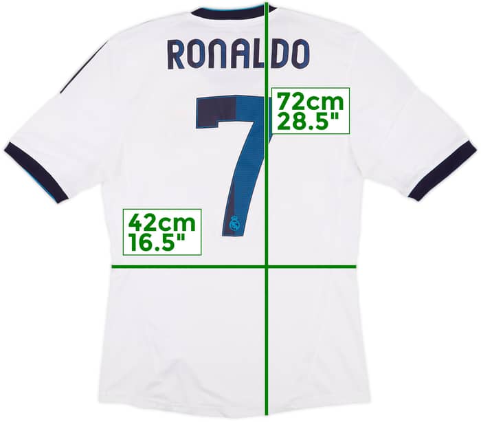 2012-13 Real Madrid Home Shirt Ronaldo #7 - 5/10 - (S)