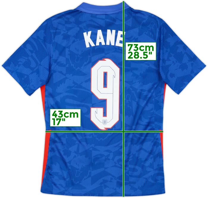 2020-21 England Away Shirt Kane #9 - 8/10 - (S)