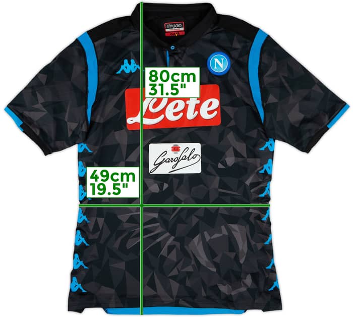 2018-19 Napoli Authentic Away Shirt - 6/10 - (XXL)
