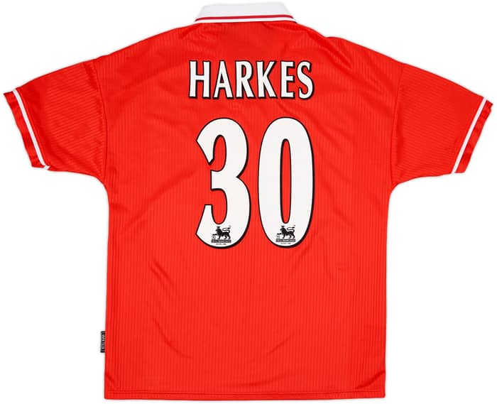 1998-00 Nottingham Forest Home Shirt Harkes #30 - 8/10 - (L)