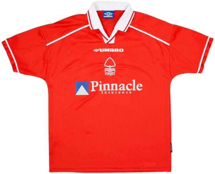 1998-00 Nottingham Forest Home Shirt Harkes #30 - 8/10 - (L)