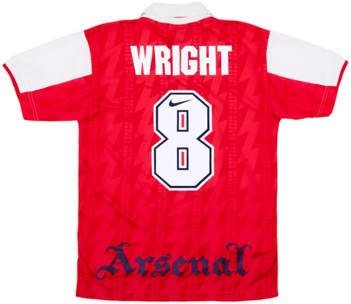 1994-96 Arsenal Home Shirt Wright #8 - 8/10 - (M)