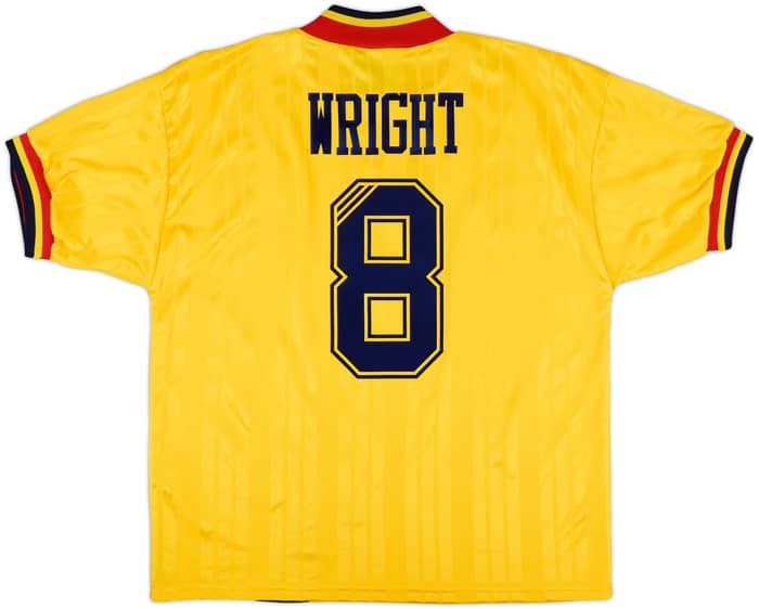1993-94 Arsenal Away Shirt Wright #8 - 9/10 - (M/L)