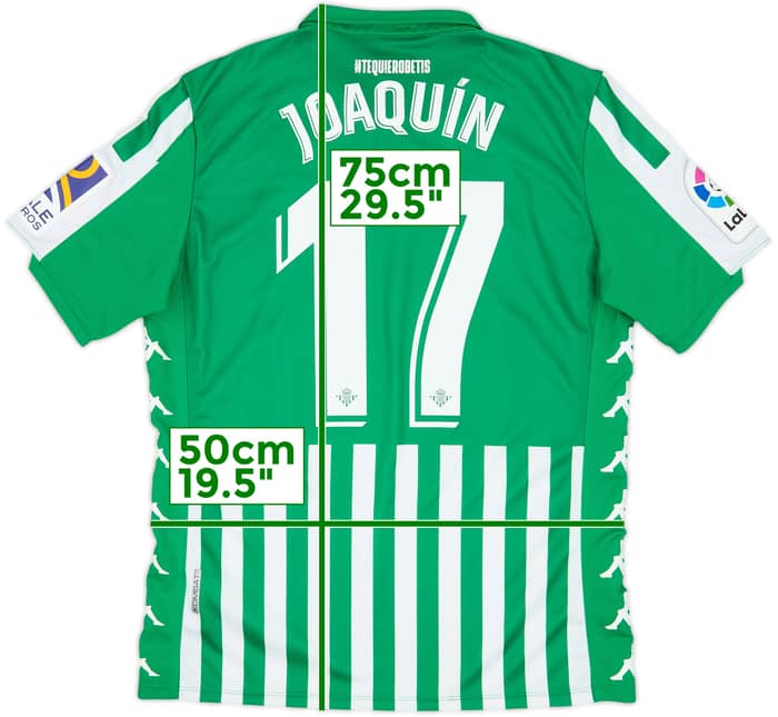 2019-20 Real Betis Home Shirt Joaquin #17 - 9/10 - (L)