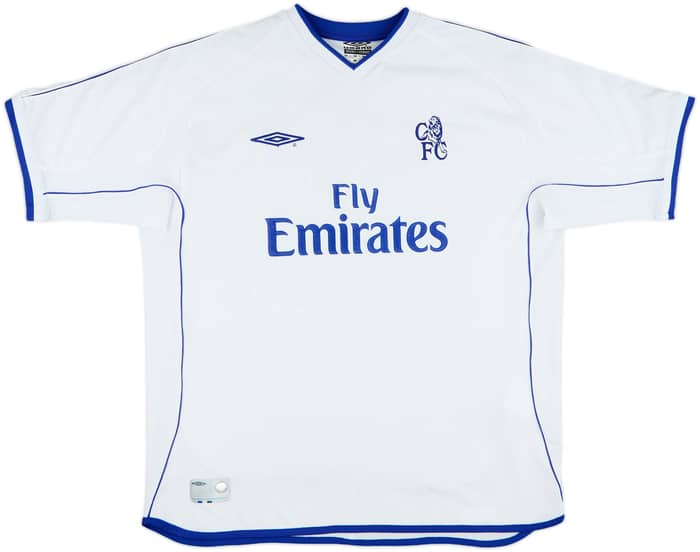 2001-03 Chelsea Away Shirt Zola #25 - 8/10 - (XL)