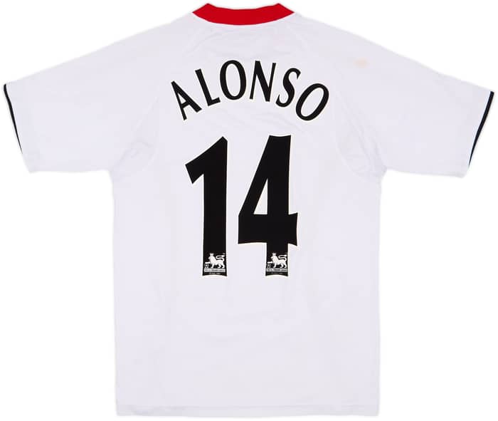 2005-06 Liverpool Away Shirt Alonso #14 - 7/10 - (S)
